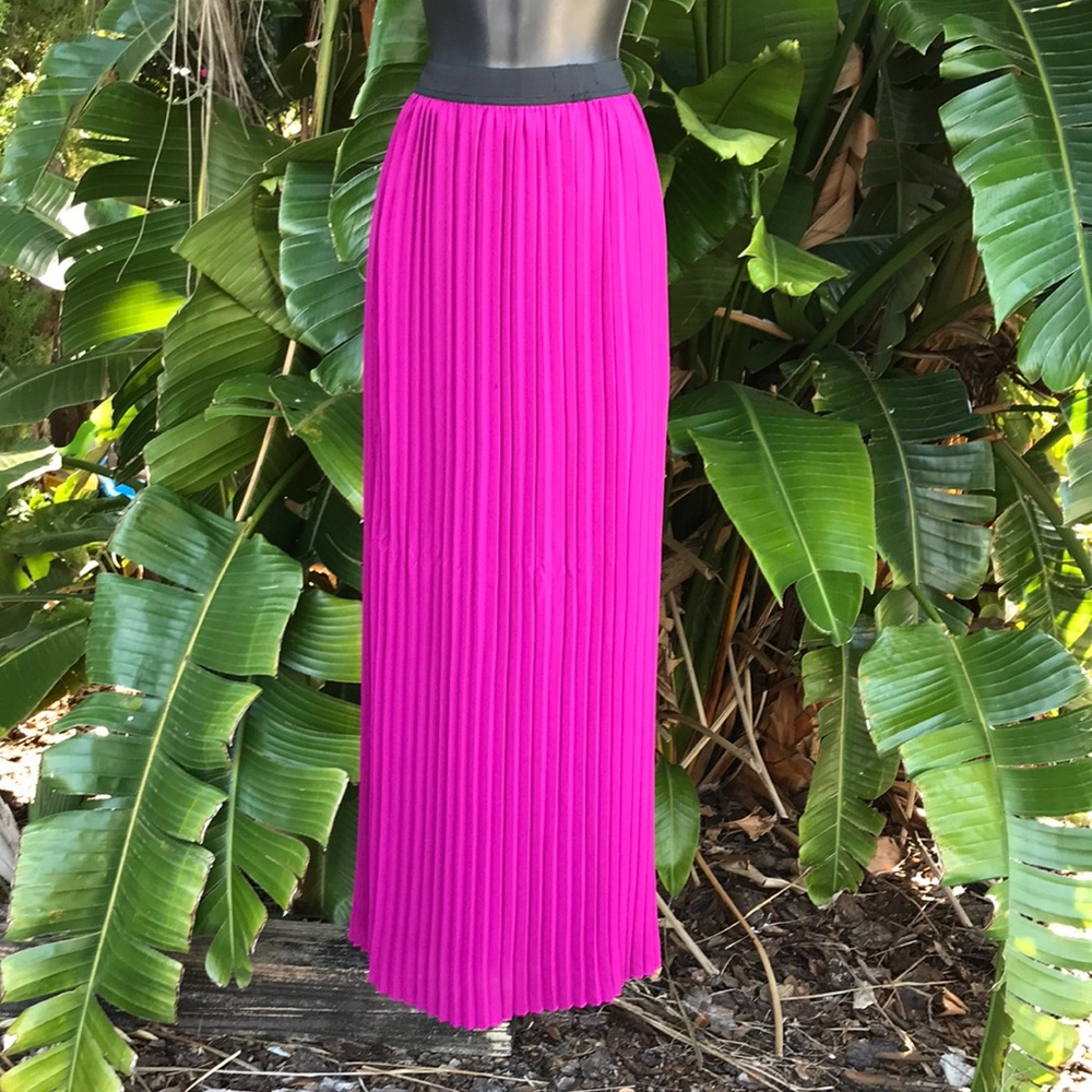 My Michelle pleated maxi skirt